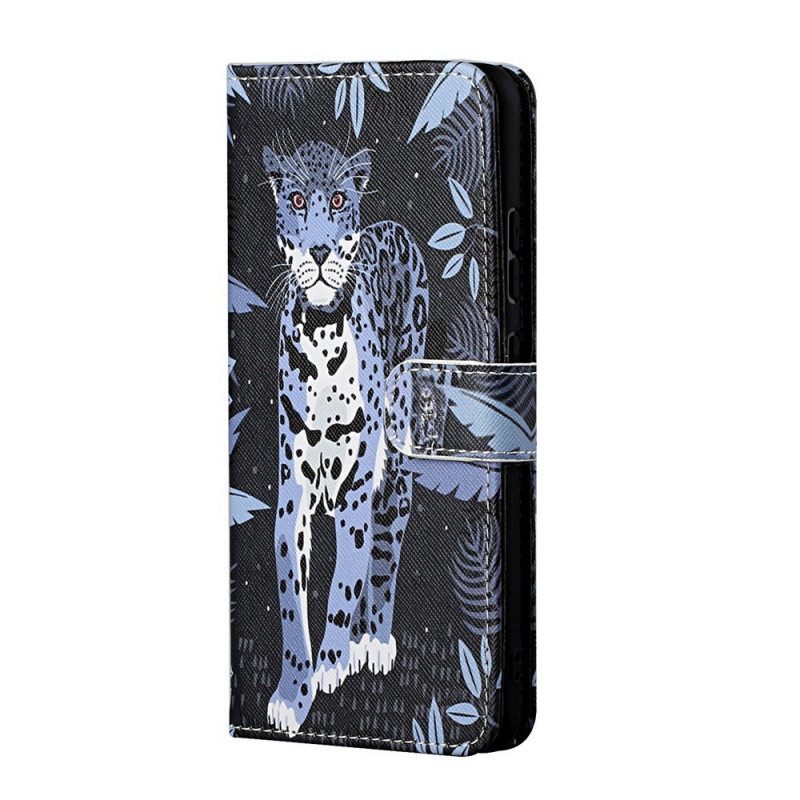 Κάλυμμα Samsung Galaxy M53 5G με κορδονι Λεοπάρ Λουρί
