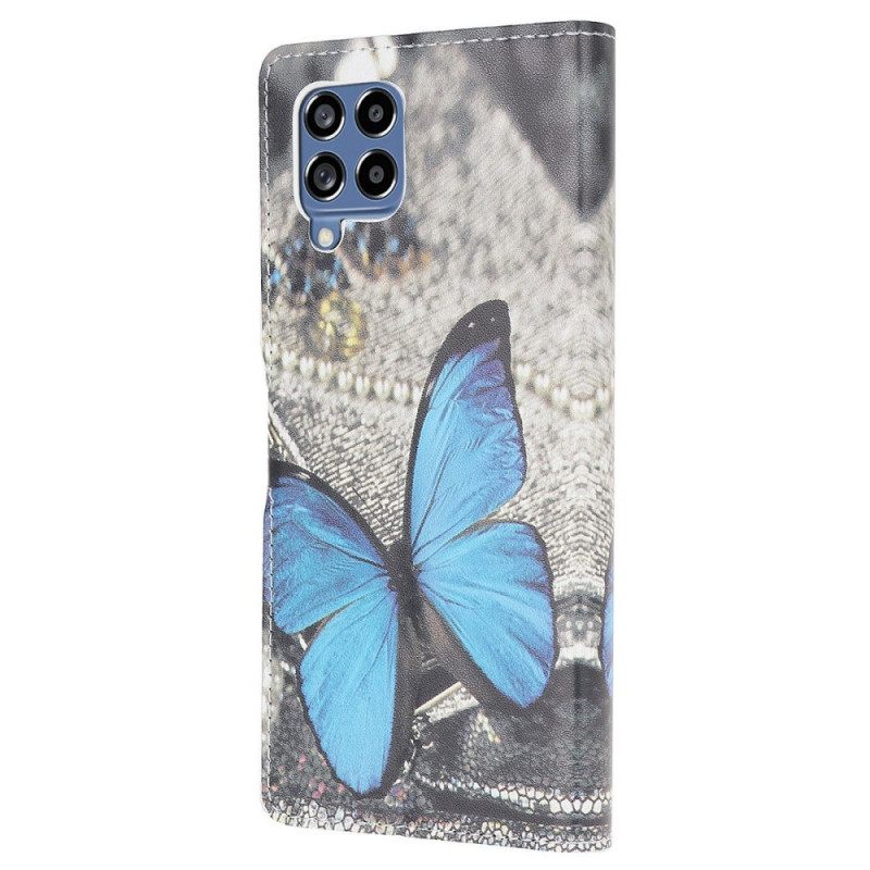 Κάλυμμα Samsung Galaxy M53 5G Μπλε Πεταλούδα