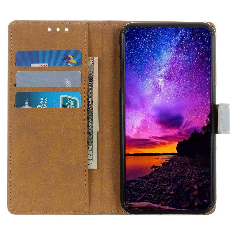 Θήκη Flip Samsung Galaxy M53 5G Δερμάτινο Στυλ