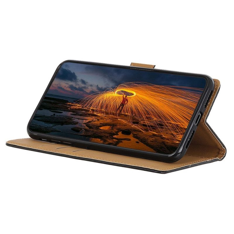 Θήκη Flip Samsung Galaxy M53 5G Δερμάτινο Στυλ