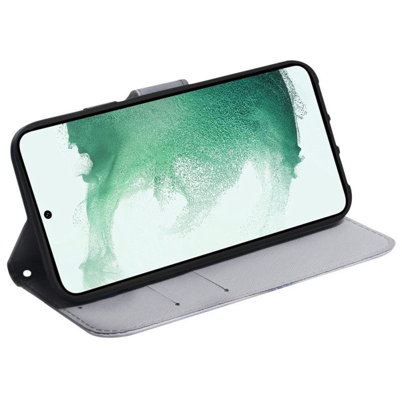 Θήκη Flip Samsung Galaxy M53 5G Ζωγραφίζοντας Κουκουβάγιες