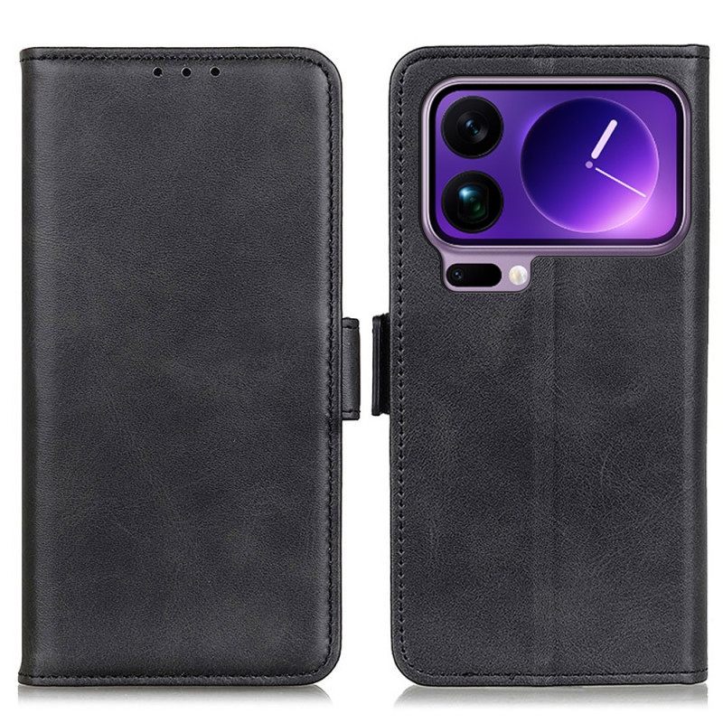 Δερματινη Θηκη Xiaomi 17 Pro Max Διπλό Κούμπωμα