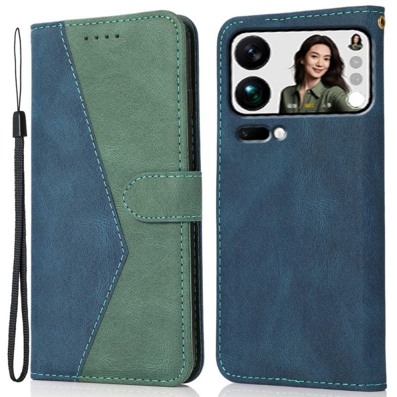 Δερματινη Θηκη Xiaomi 17 Pro Max Δίχρωμο Σχεδιασμός