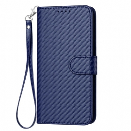 Δερματινη Θηκη Xiaomi 17 Pro Max Κορδόνι Από Ανθρακονήματα Σιλικόνης