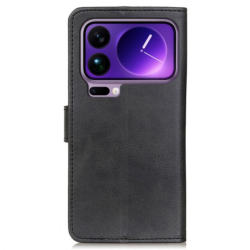 Δερματινη Θηκη Xiaomi 17 Pro Max Ματ Τεχνητό Δέρμα