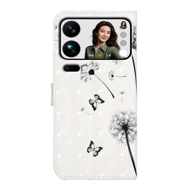 Δερματινη Θηκη Xiaomi 17 Pro Max Παιδιά Και Πικραλίδες