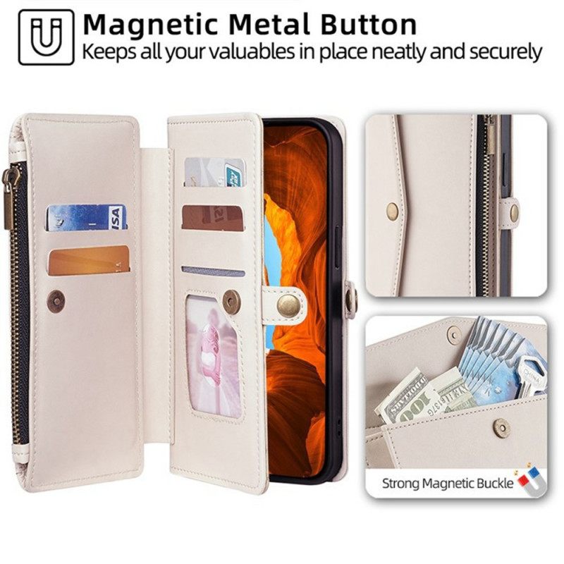 Δερματινη Θηκη Xiaomi 17 Pro Max Πορτοφόλι Και Λουράκι Ώμου