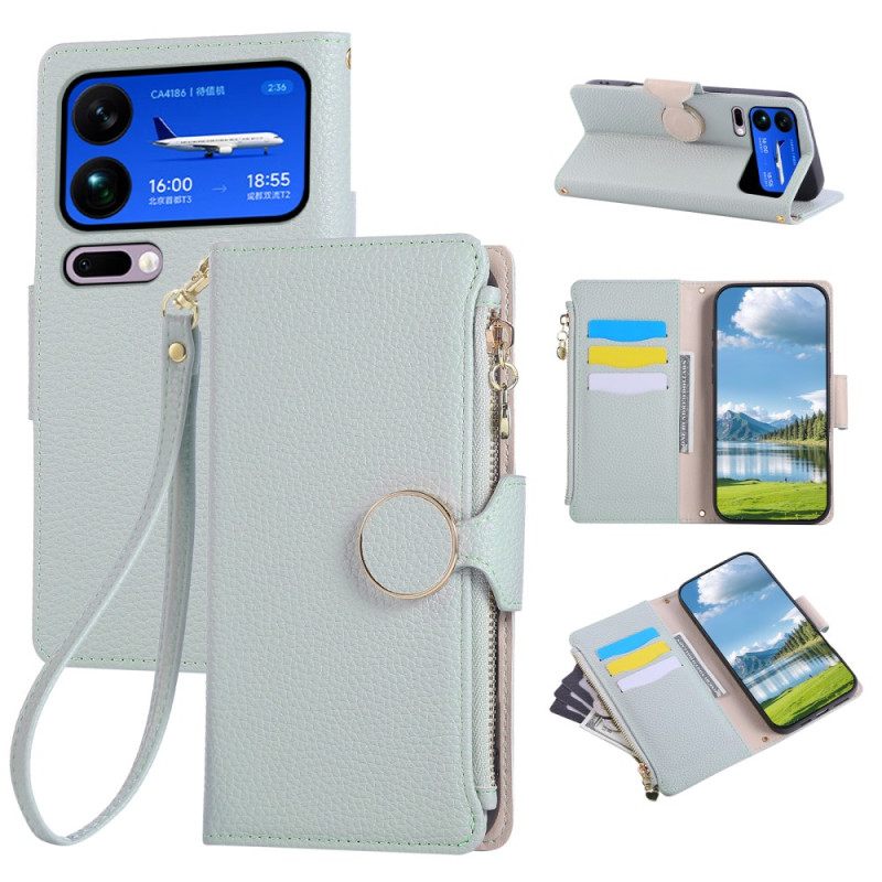 Δερματινη Θηκη Xiaomi 17 Pro Max Πορτοφόλι Με Φερμουάρ Vintage