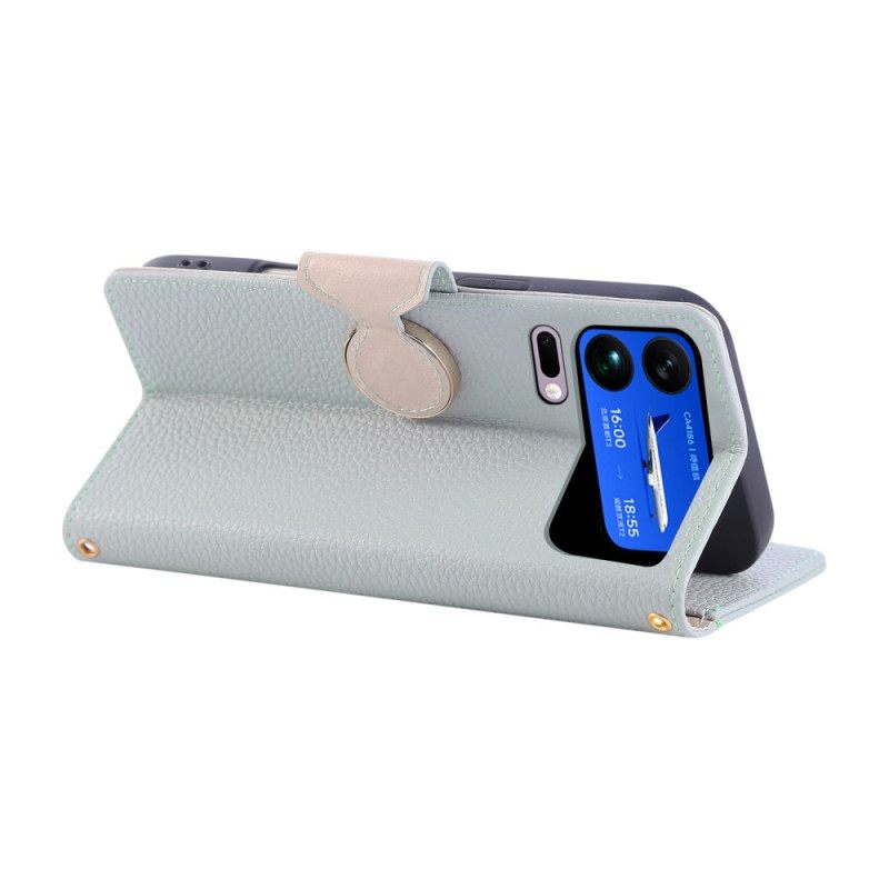 Δερματινη Θηκη Xiaomi 17 Pro Max Πορτοφόλι Με Φερμουάρ Vintage