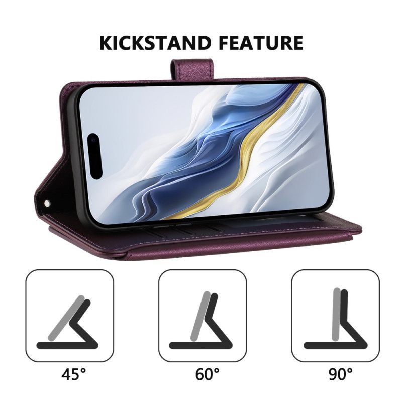 Δερματινη Θηκη Xiaomi 17 Pro Max Πορτοφόλι Με Λουλούδια