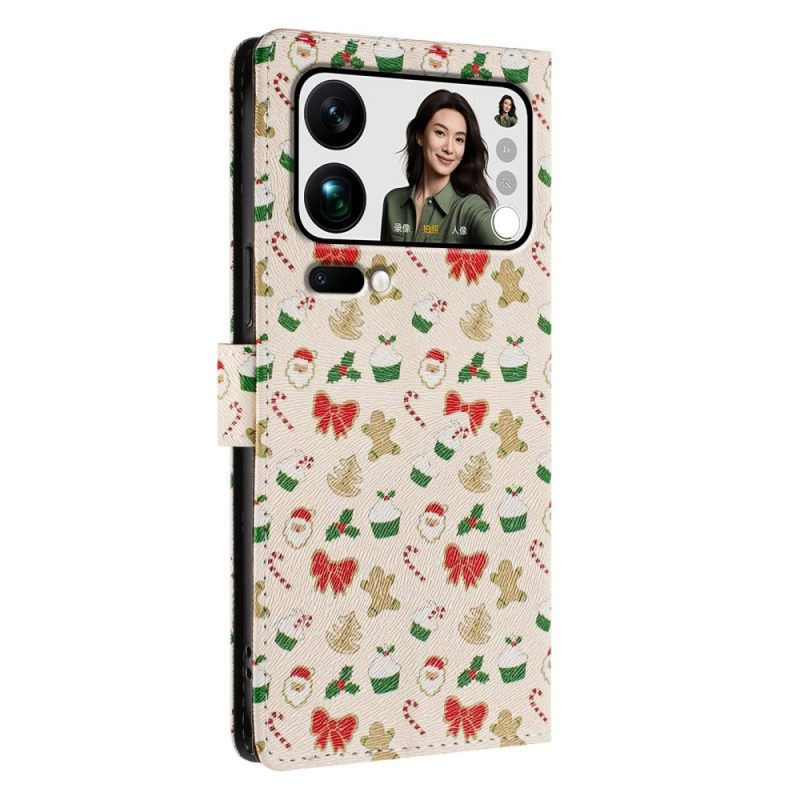 Δερματινη Θηκη Xiaomi 17 Pro Max Χριστούγεννα