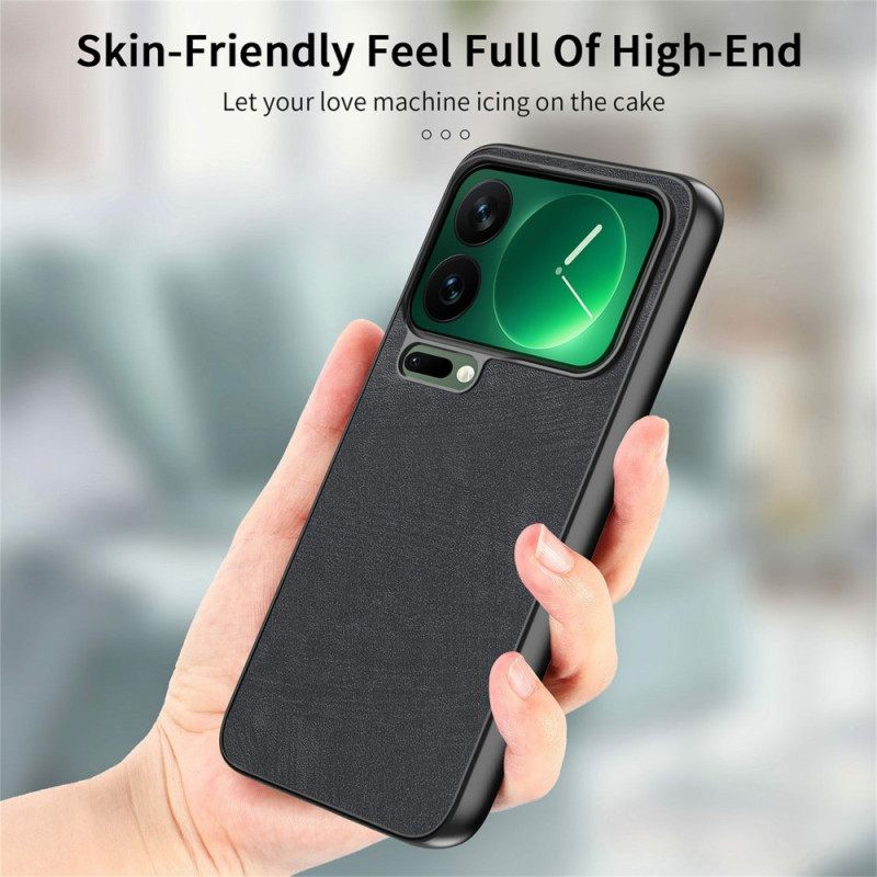 Κάλυμμα Xiaomi 17 Pro Max Ανθεκτικό Σε Κραδασμούς Λεπτό Δέρμα Με Εφέ Σιλικόνης