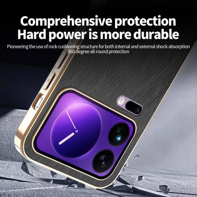 Κάλυμμα Xiaomi 17 Pro Max Azns Εφέ Δέρματος Σιλικόνης