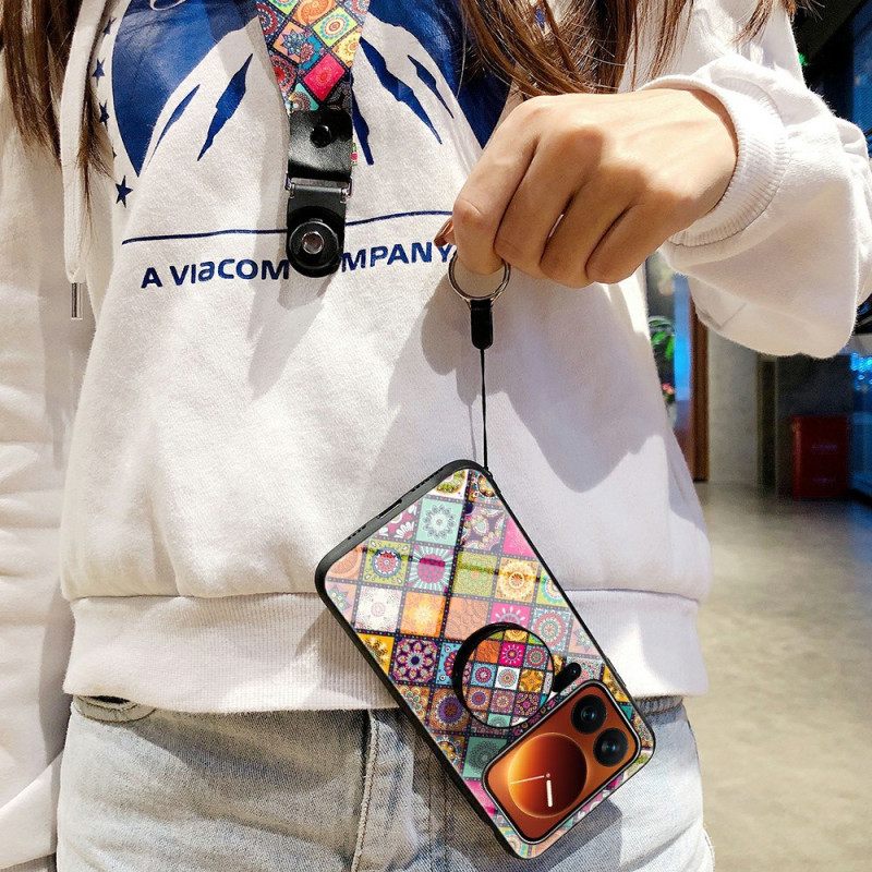 Κάλυμμα Xiaomi 17 Pro Max Βάση Και Λουράκι Patchwork