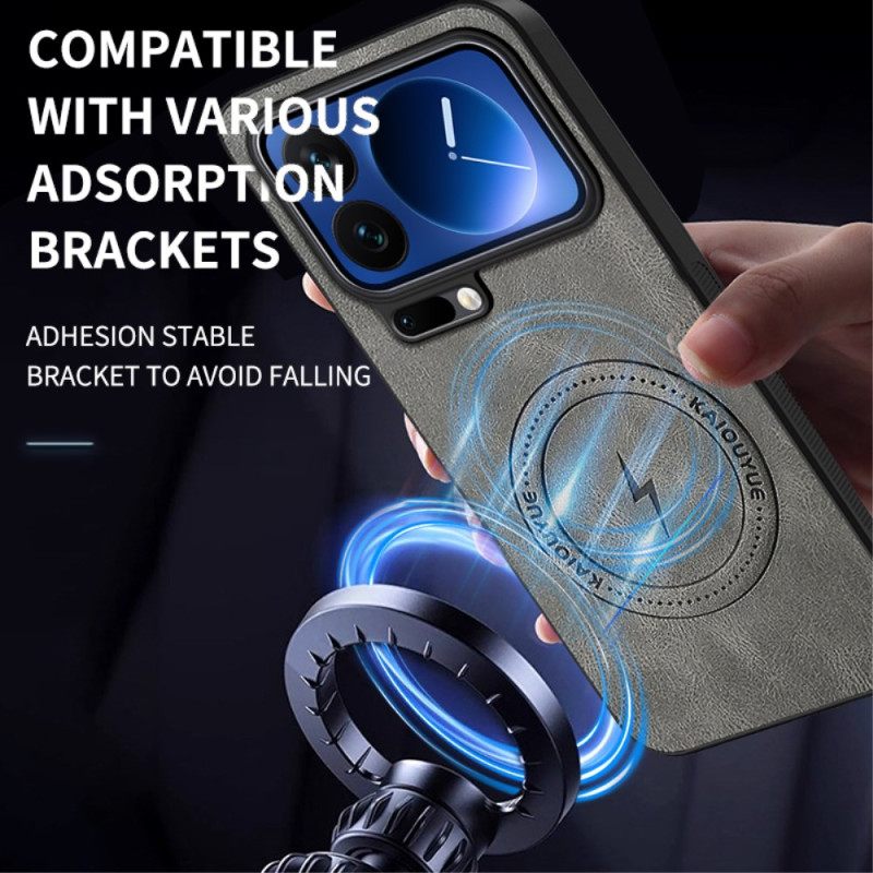 Κάλυμμα Xiaomi 17 Pro Max Δερμάτινο Εφέ Magsafe Σιλικόνης