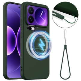 Κάλυμμα Xiaomi 17 Pro Max Μαγνητική Σιλικόνη Και Κορδόνι