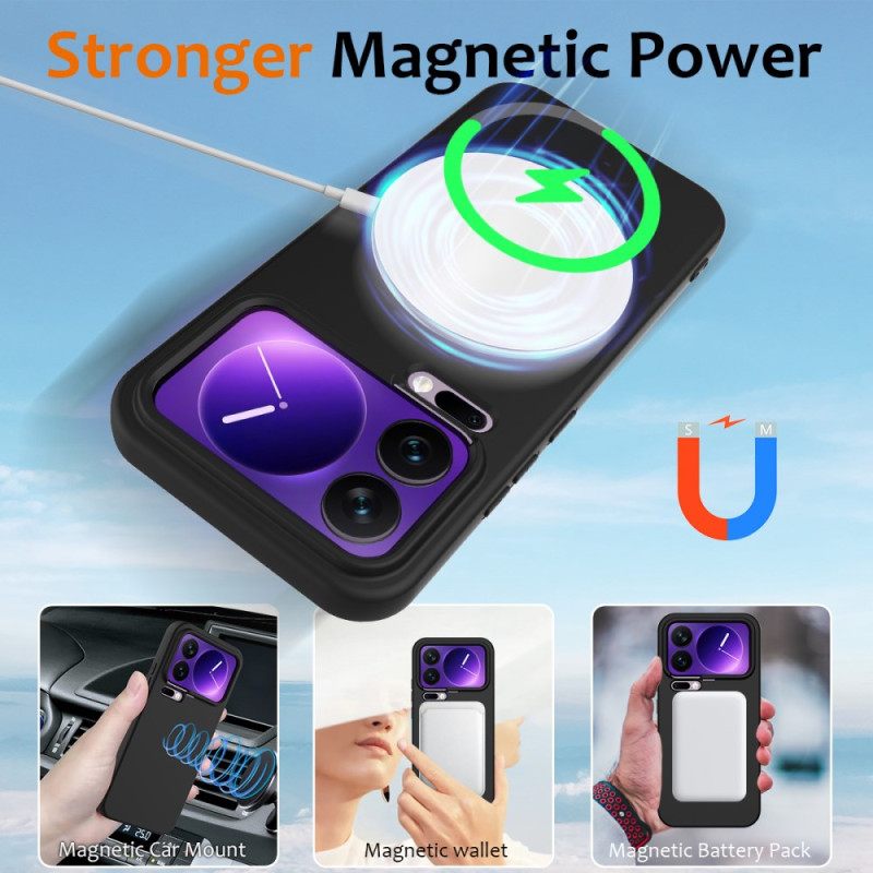 Κάλυμμα Xiaomi 17 Pro Max Μαγνητική Σιλικόνη Και Κορδόνι