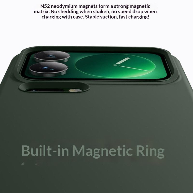 Κάλυμμα Xiaomi 17 Pro Max Μαγνητική Υγρή Σιλικόνη