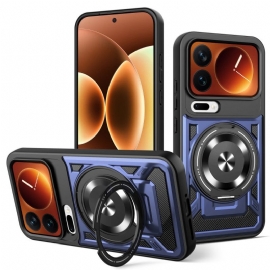 Κάλυμμα Xiaomi 17 Pro Max Μαγνητικό Με Περιστρεφόμενη Βάση Σιλικόνης