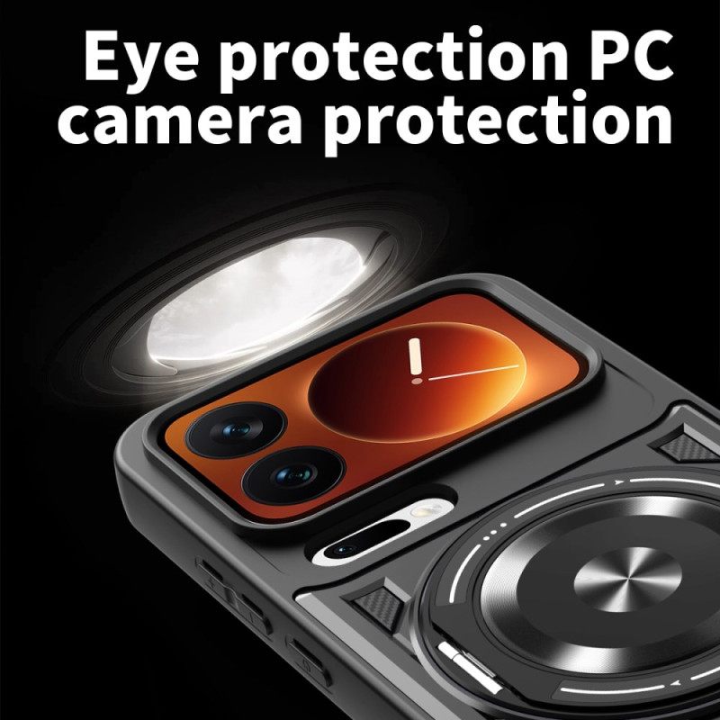 Κάλυμμα Xiaomi 17 Pro Max Μαγνητικό Με Περιστρεφόμενη Βάση Σιλικόνης