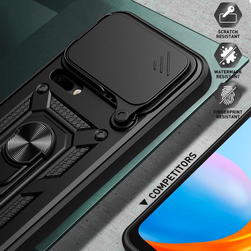 Κάλυμμα Xiaomi 17 Pro Max Συρόμενο Κάλυμμα Κάμερας Και Βάση Στήριξης Σιλικόνης