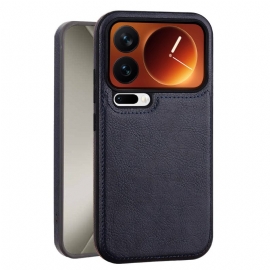 Κάλυμμα Xiaomi 17 Pro Max Τεχνητό Δέρμα Υψηλής Ποιότητας Σιλικόνης