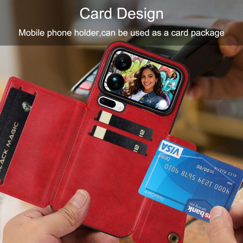 Κάλυμμα Xiaomi 17 Pro Max Θήκες Κινητών Θήκη Καρτών Με Εφέ Δέρματος