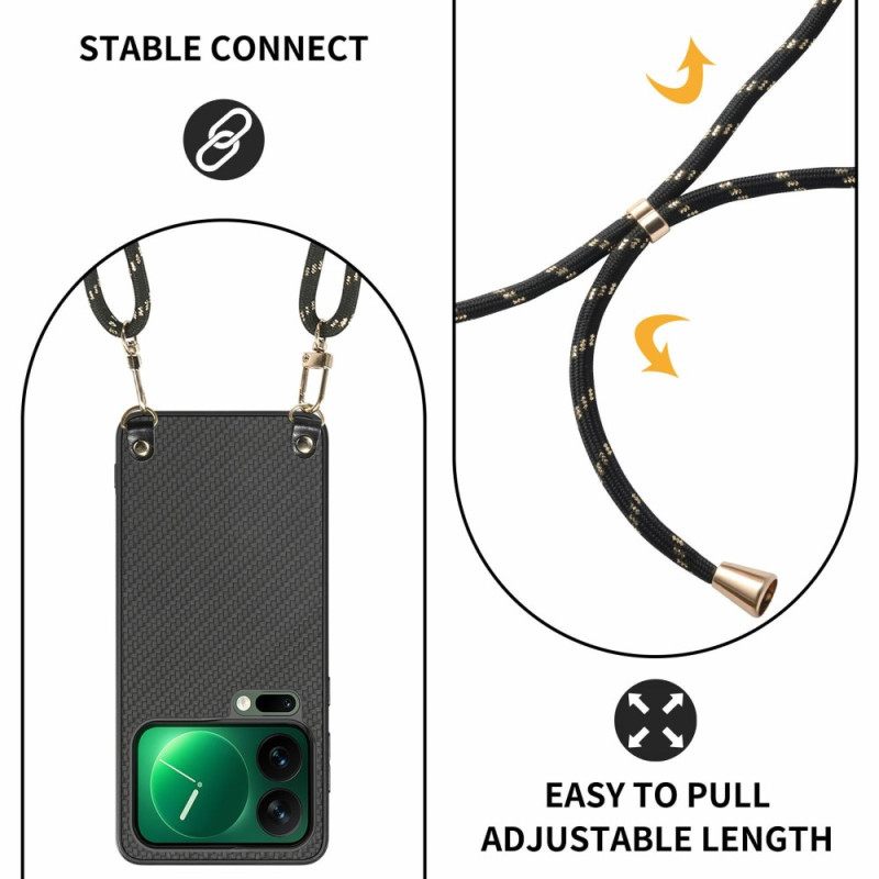 Κάλυμμα Xiaomi 17 Pro Max Θήκες Κινητών Υφή Ινών Άνθρακα