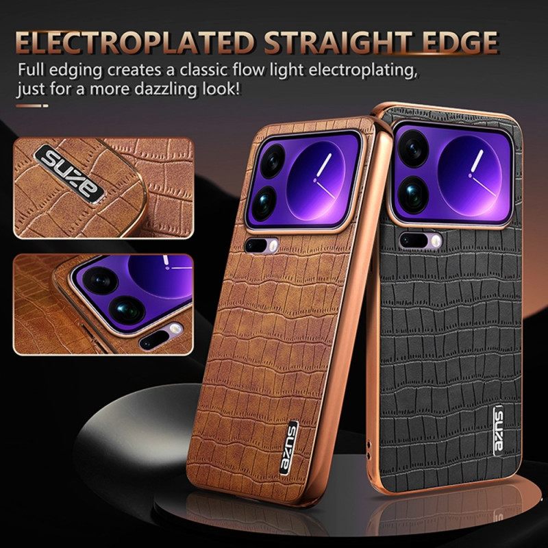 Κάλυμμα Xiaomi 17 Pro Max Υφή Κροκόδειλου Azns