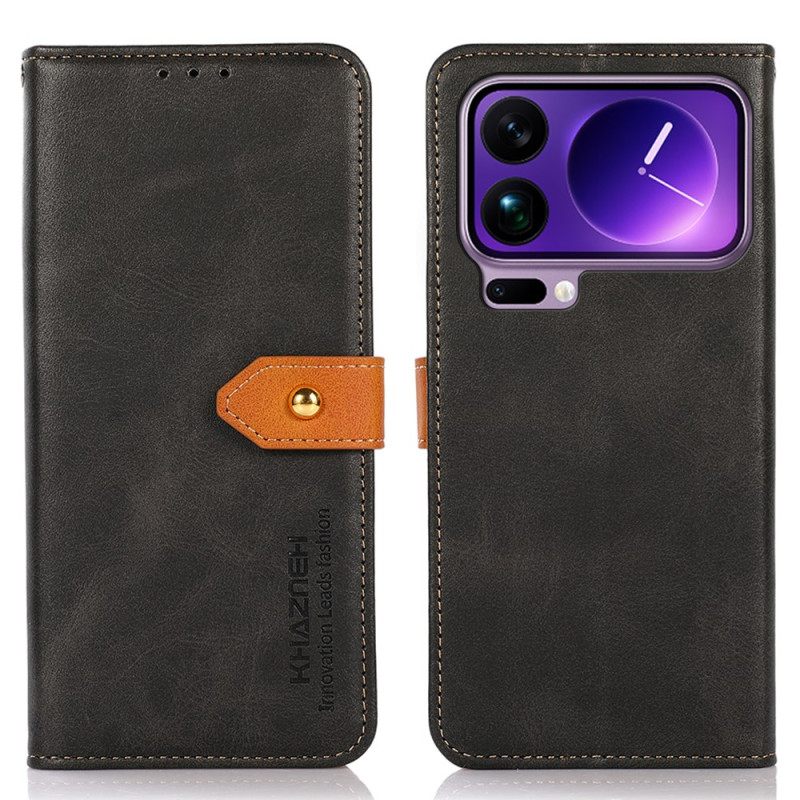 Θηκη Κινητου Xiaomi 17 Pro Max Khazneh Χρυσό Κούμπωμα