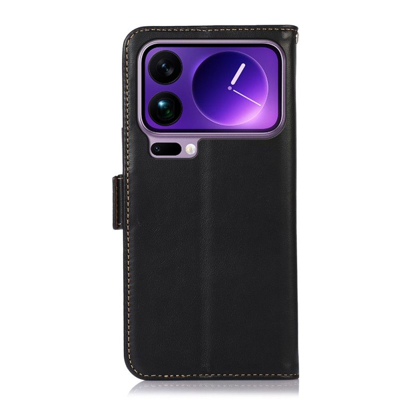 Θηκη Κινητου Xiaomi 17 Pro Max Θήκες Κινητών Γνήσιο Δέρμα Με Κλείδωμα Rfid