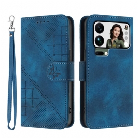 Θηκη Κινητου Xiaomi 17 Pro Max Θήκες Κινητών Πεταλούδα Και Γεωμετρικό Σχέδιο