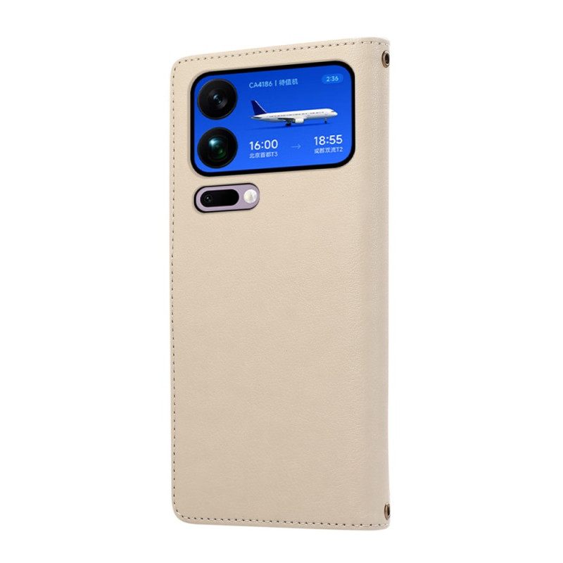 Θηκη Κινητου Xiaomi 17 Pro Max Θήκες Κινητών Πολλαπλές Υποδοχές Καρτών Και Λουράκι Καρπού