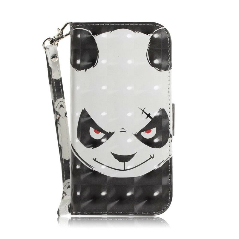 Κάλυμμα Poco X3 / X3 Pro / X3 NFC με κορδονι Angry Panda Με Λουράκι