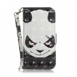 Κάλυμμα Poco X3 / X3 Pro / X3 NFC με κορδονι Angry Panda Με Λουράκι