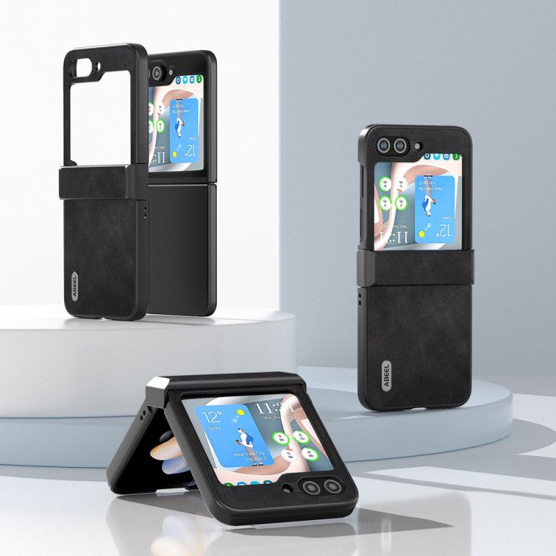 Κάλυμμα Samsung Galaxy Z Flip 6 Vintage Leather Style Abeel
