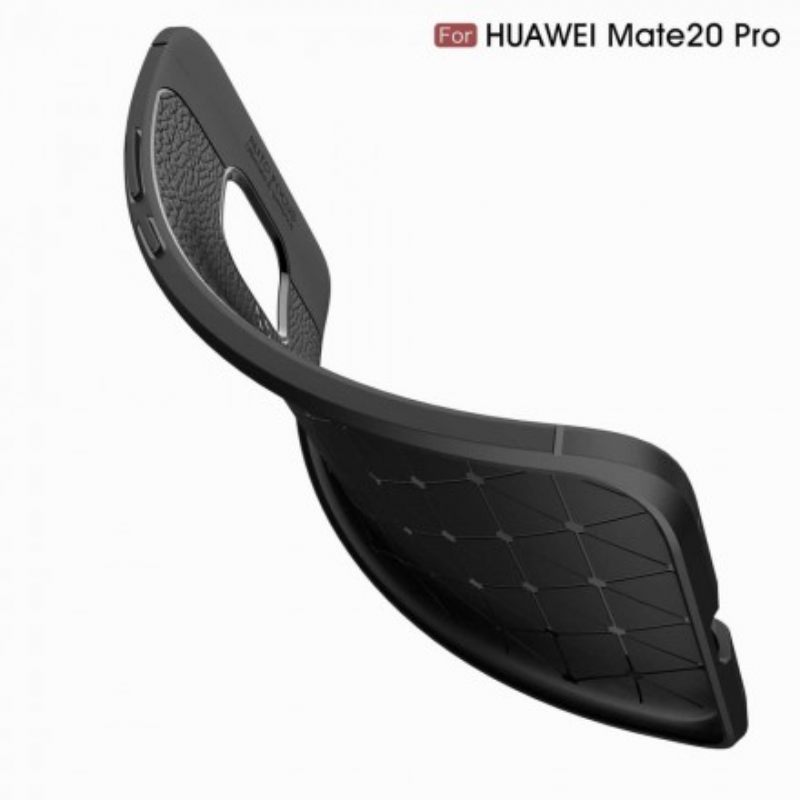 Θήκη Huawei Mate 20 Pro Δερμάτινο Εφέ Litchi Διπλής Γραμμής