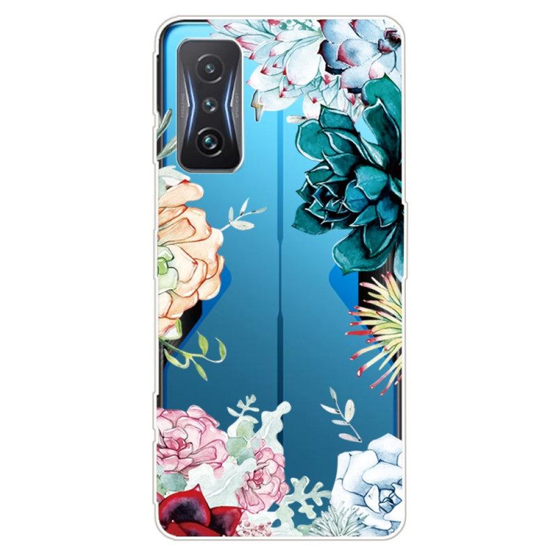 θηκη κινητου Poco F4 GT Διάφανο Floral