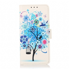 δερματινη θηκη Xiaomi Redmi Note 11 Pro Plus 5G Ανθισμένο Δέντρο