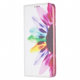 θηκη κινητου Xiaomi Redmi Note 11 Pro Plus 5G Θήκη Flip Ακουαρέλα Λουλούδι