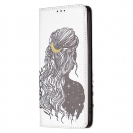 θηκη κινητου Xiaomi Redmi Note 11 Pro Plus 5G Θήκη Flip Όμορφα Μαλλιά