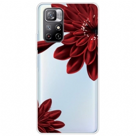 Θήκη Xiaomi Redmi Note 11 Pro Plus 5G Κόκκινα Λουλούδια