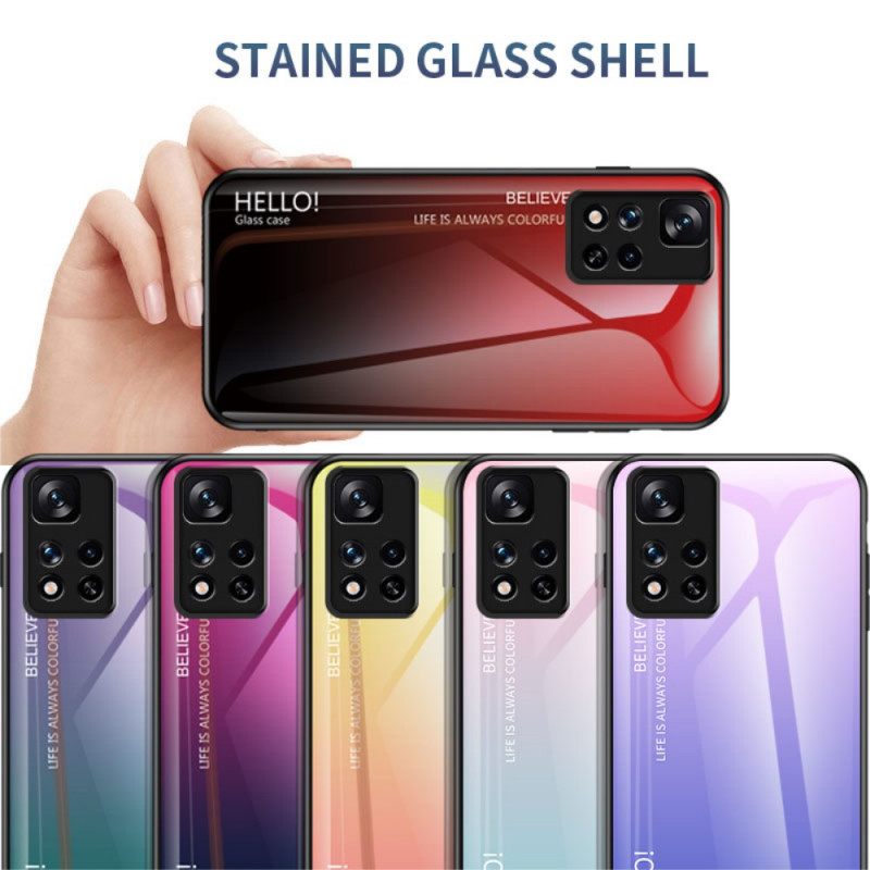 Θήκη Xiaomi Redmi Note 11 Pro Plus 5G Tempered Glass Γεια Σας