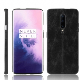 Θήκη OnePlus 7 Pro Εφέ Δέρματος Ραφής