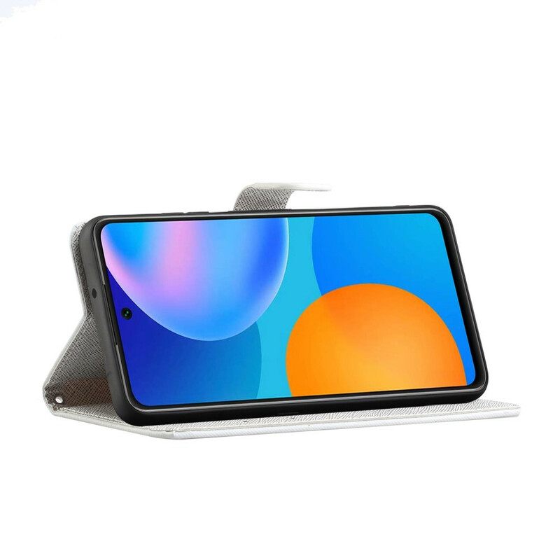 Κάλυμμα Honor 10X Lite με κορδονι Funky Cats Με Λουράκι