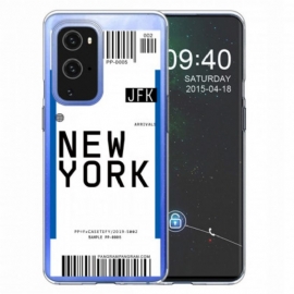Θήκη OnePlus 9 Pro Κάρτα Επιβίβασης Για Νέα Υόρκη