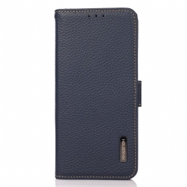 Δερματινη Θηκη Poco C75 Δέρμα Λίτσι Με Αποκλεισμό Rfid Khazneh