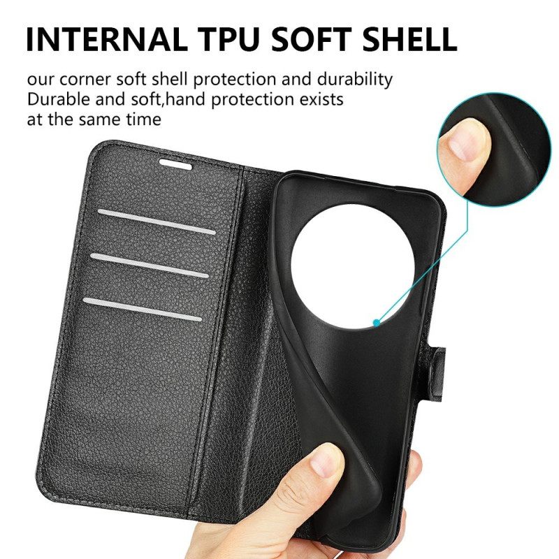 Δερματινη Θηκη Poco C75 Δέρμα Με Λίτσι