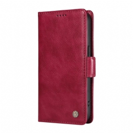 Δερματινη Θηκη Poco C75 Διπλό Κούμπωμα Yikatu