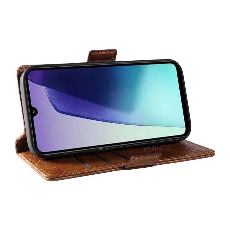 Δερματινη Θηκη Poco C75 Διπλό Κούμπωμα Yikatu